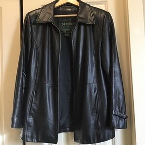 Danier Black Leather Jacket